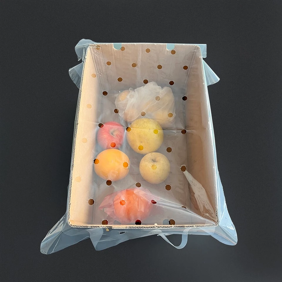 Groente- of fruitplasticfolie